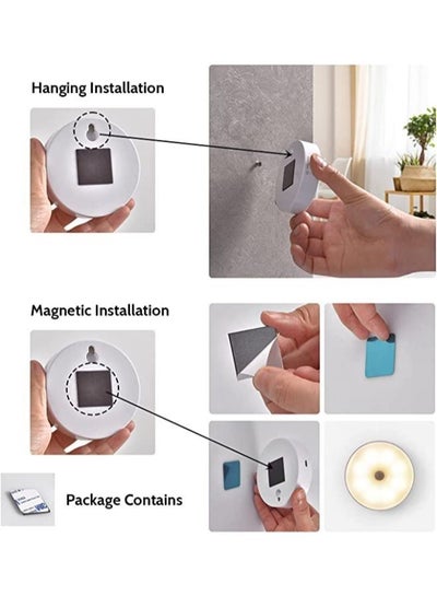 2 Pieces LED Motion Sensor Night Light for Home