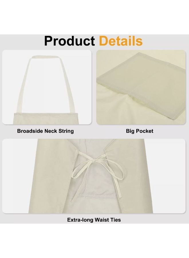 Oilproof Kitchen Smock Waterproof Catering Waiter Work Clothes Apron