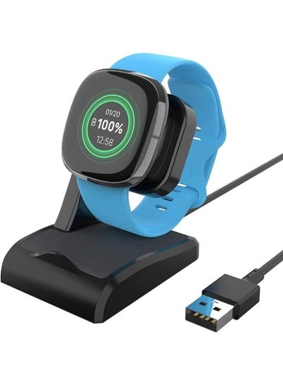 USB Charger for Fitbit Versa 3/Fitbit Sense Charging Cable Watch Power Adapter