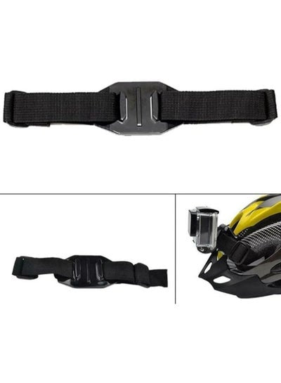 Adjustable Vented Helmet Strap Mount Compatible with GoPro, SJCAM, Xiaomi YI, EKEN Action Camera