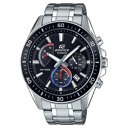 Casio Edifice Men's Quartz Watch, Chronograph Display and Stainless Steel Strap - EFR-552D-1A3VUDF