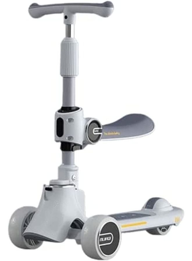 Adjustable Flashing Wheels Extra Wide Deck Great Kids Scooter and Toddler Scooter with Seat
