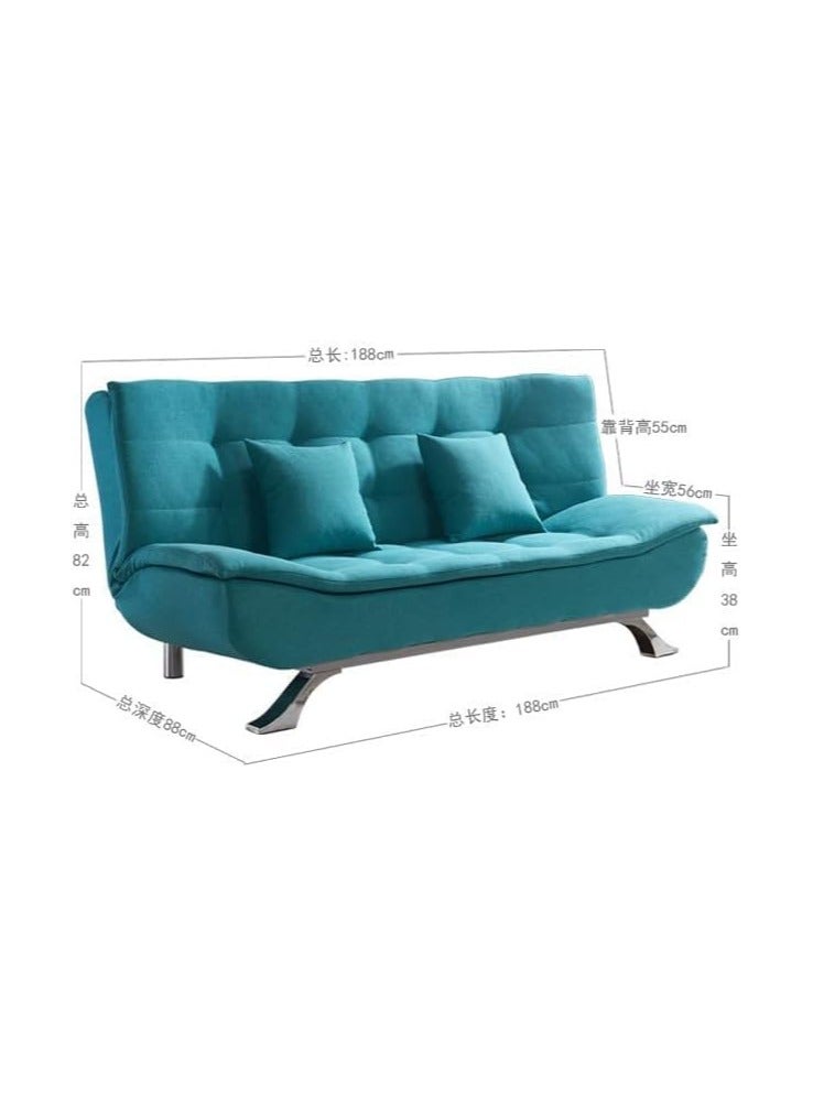 Fabric Multifunction Folding Foam Sofa Bed Set Living Room