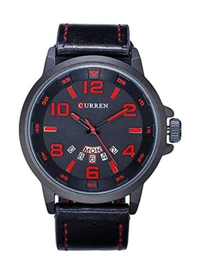 CURREN 8240 Men Japan Movement Quartz Watch Leather Strap Wrist Watches For Men With Date Calendar Male Watch
