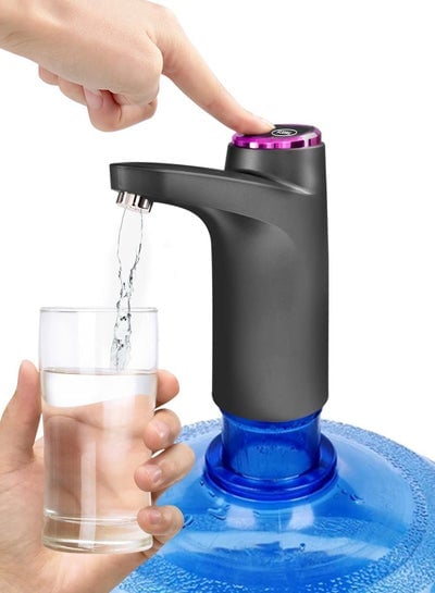 Water Bottle Pump USB Charging Automatic Drinking Water Pump Dispenser Electric Water Dispenser for Universal Gallon Bottle Wireless & Portable for Home Kitchen Office Use