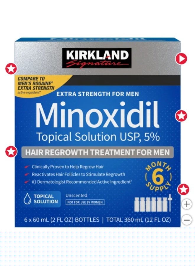 Kirkland Signature Hair Regrowth 6X 60Ml
