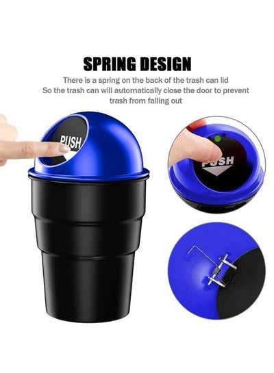 Portable Vehicle Trash Bin with Lid