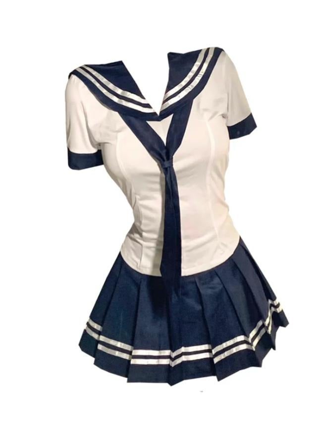 Women's School Girls Uniform Outfits Sailor Suit Japanese Anime Cosplay Costumes NO: 2061