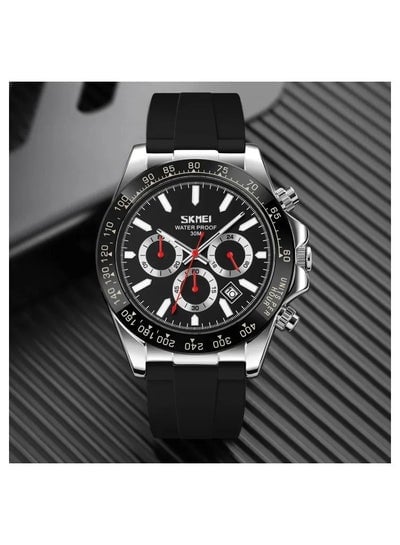 ساعة SKMEI للرجال فاشن ساعة توقيت وتوقيت كرونوغراف مقاومة للماء للرجال كوارتز 9275