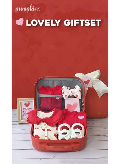 Newborn gift set - Essential infant baby cotton outfit package for baby girl's giftset 10 in 1