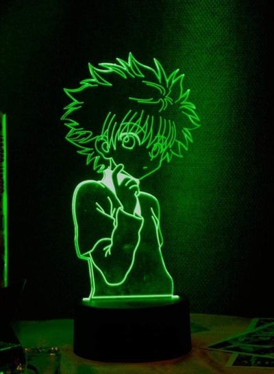 3D الوهم LED أضواء الليل مصباح للأطفال أنيمي هنتر X هنتر كيلوا 3D الشكل الليلي للأطفال غرفة نوم ديكور ضوء الليل هدية مانغا الجدول ضوء الجدول مصباح