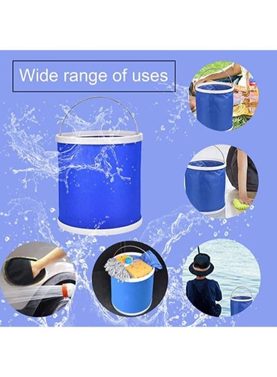 2 Pieces Multi-purpose Folding Bucket Storage or Hauling of Water for Outdoor