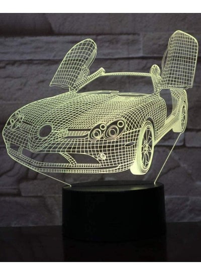Super Car 3D Lamp 7/16 Color LED Night Lamps For Children Touch LED USB Baby Sleep Multicolor Night Light