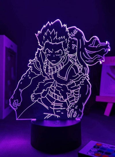 عيد الحب 2022 أضواء لوحة LED شخصيات أنيمي أكاديمية Bakuhao أضواء ثلاثية الأبعاد أدوات هزلية هدايا عيد الحب للأطفال ثلاثية الأبعاد متعددة الألوان ضوء الليل للأولاد الرسوم المتحركة أضواء أنيمي