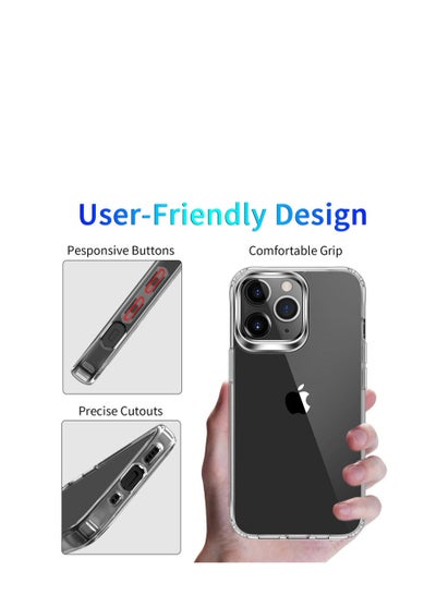 iPhone 13 Pro Max Lucid Clear Case High-Quality TPU Anti Scratch Shockproof 6.7 Inch Cover