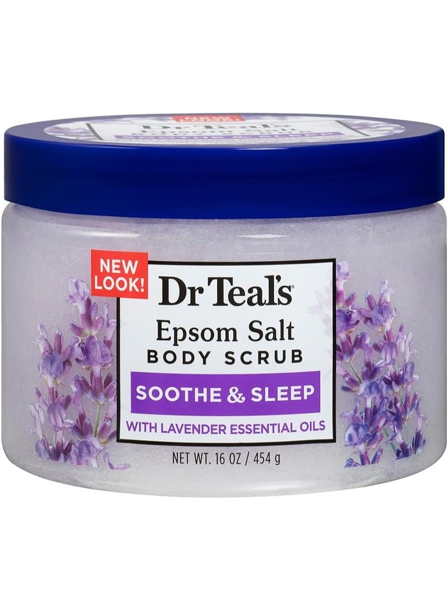 Dr Teal's Epsom Salt Body Scrub Lavender, 454G