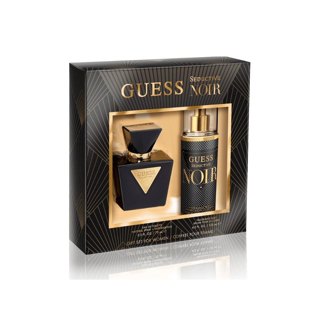 Guess Seductive Noir For Her Eau De Toilette 75Ml 2-Piece Set