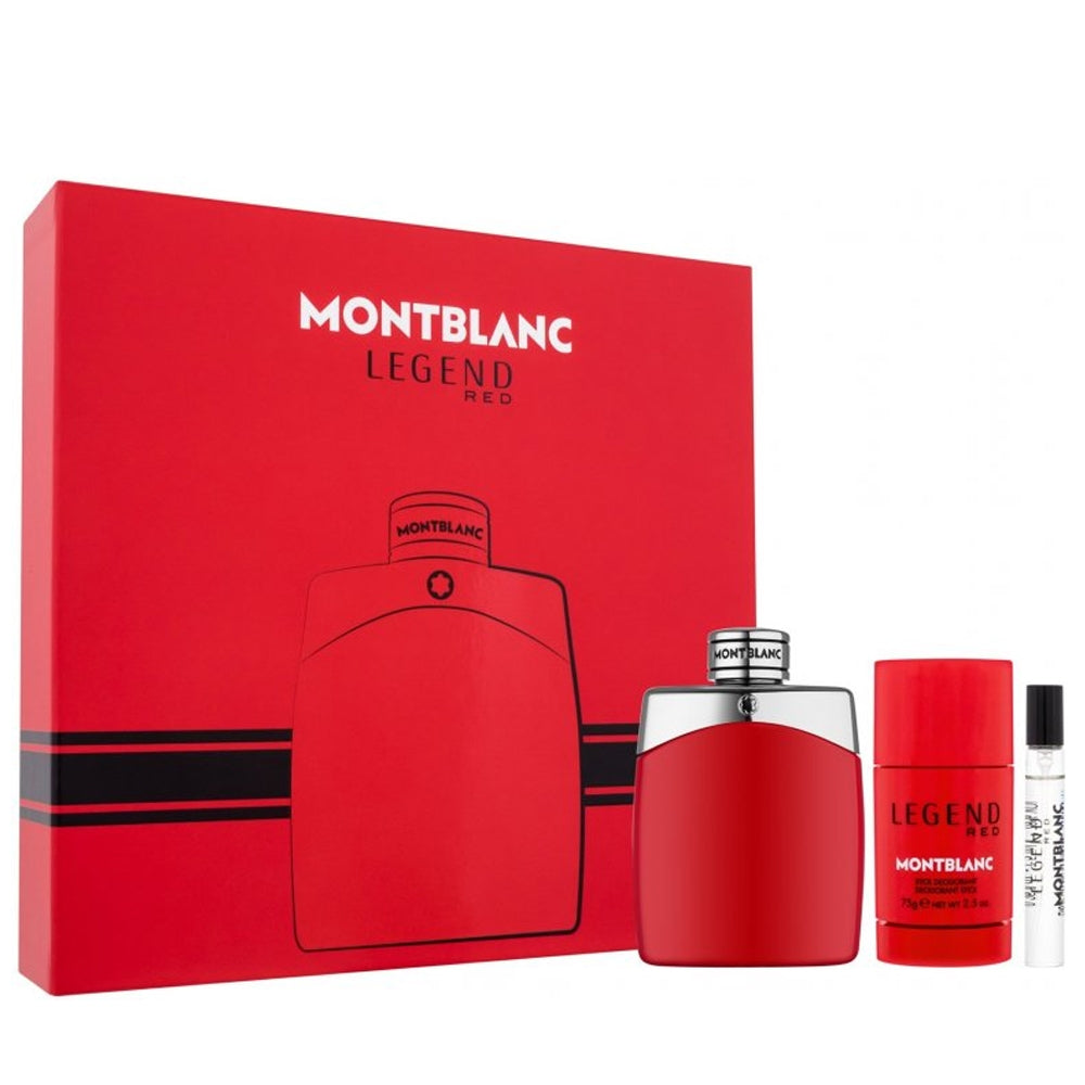 MONT BLANC LEGEND RED MEN 100ML 3PCS SET