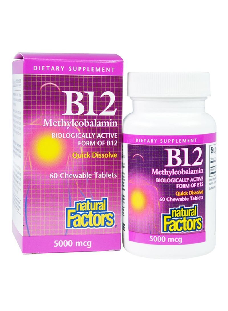 Nf B12 Methycobalamin 5000Mcg 60Tab