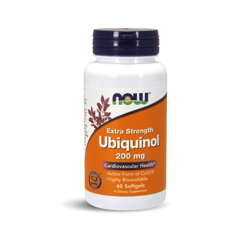 Now Ubiquinol 200Mg Softgels 60S