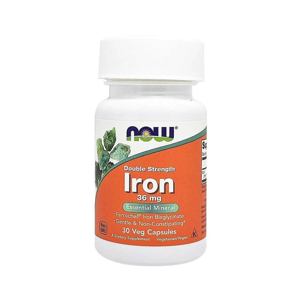 Now Iron 36 Mg Caps 30S