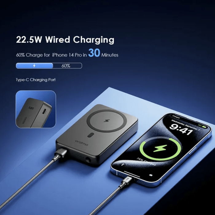 Oraimo Magsafe Power Bank 10000mAh Black OPB-7102W