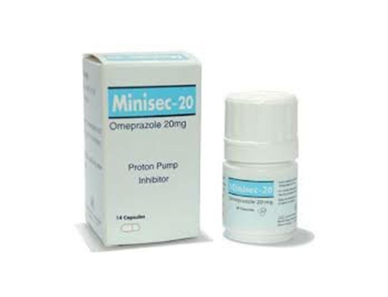 Minisec 20Mg Cap 14S
