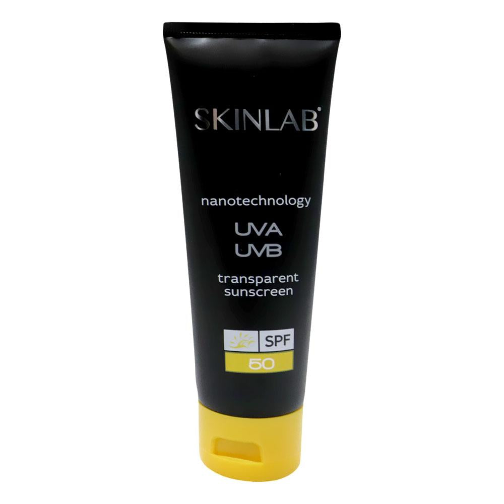 واقي شمس سكين لاب SPF 50 شفاف ضد الأشعة فوق البنفسجية UVA/UVB - 100 مل