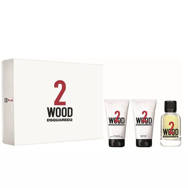 Dsquared2 Wood Eau De Toilette For Her 50Ml 3-Piece Set