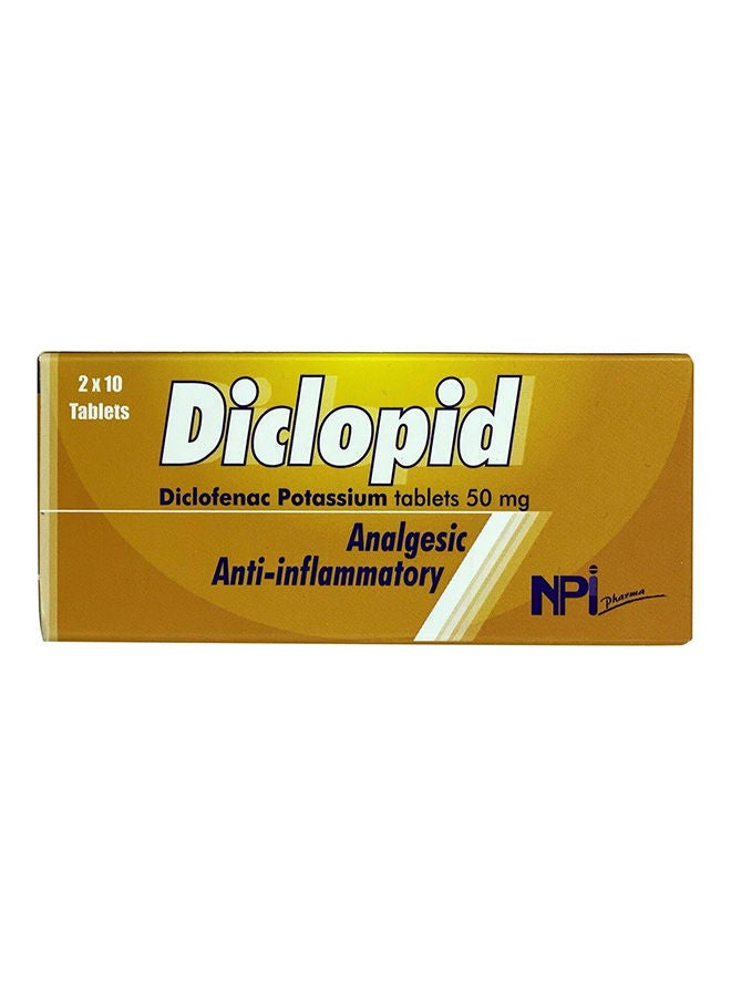 Diclopid 50Mg 20S Tab
