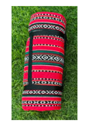 Foldable Picnic Rug Bohemian Picnic Beach Mat Blanket Portable with Carrying Strap Size: 2m*3m