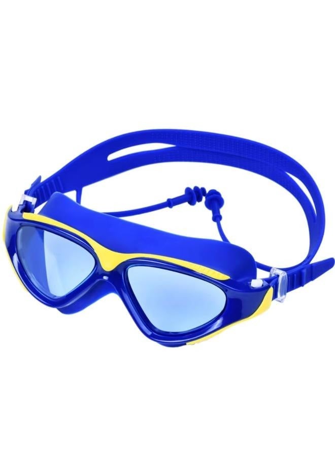 Mirror Swimming Goggles Anti-Fog HD Swim Glasses 100% UV Protection w/ Ear Plug