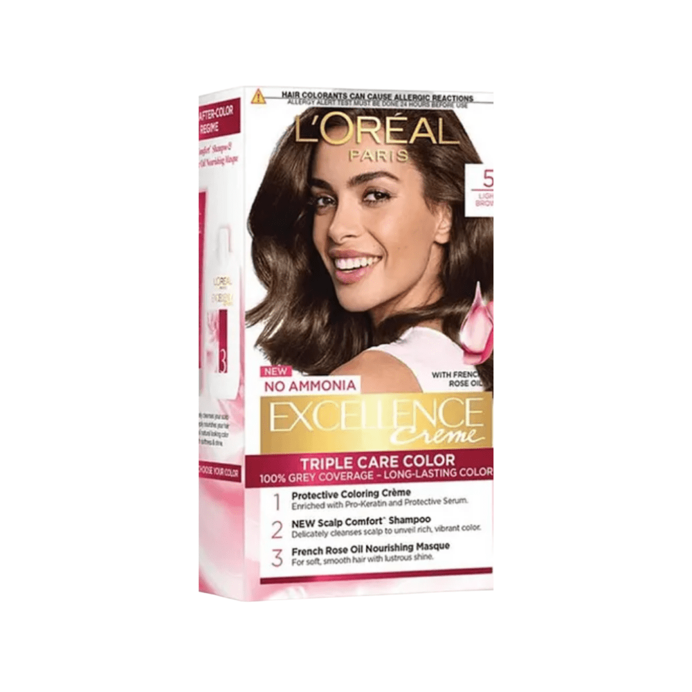 Loreal Excellence 5 Natural Light Brown 100Ml