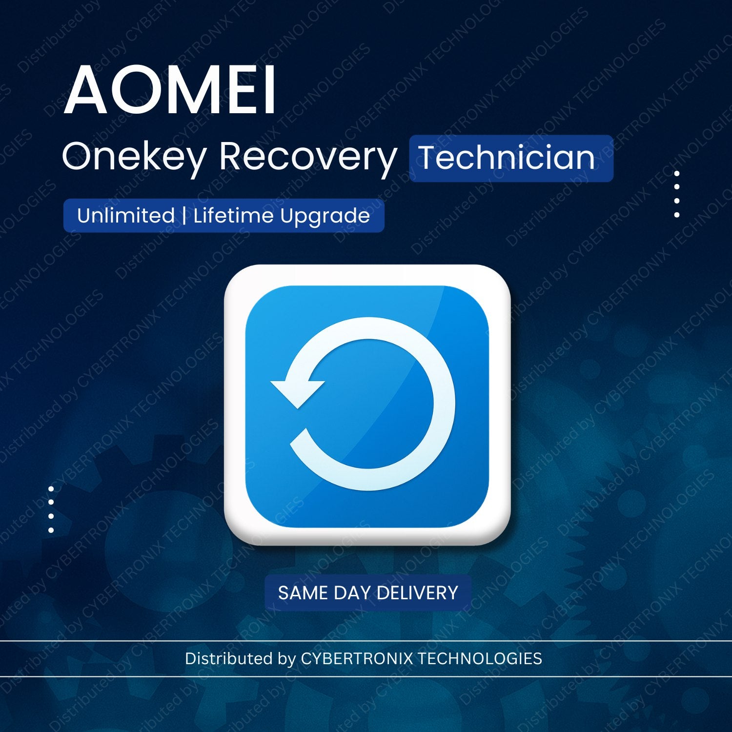 AOMEI Onekey Recovery Technician | Lifetime Upgrade | Digital License | SAME DAY DELIVERY