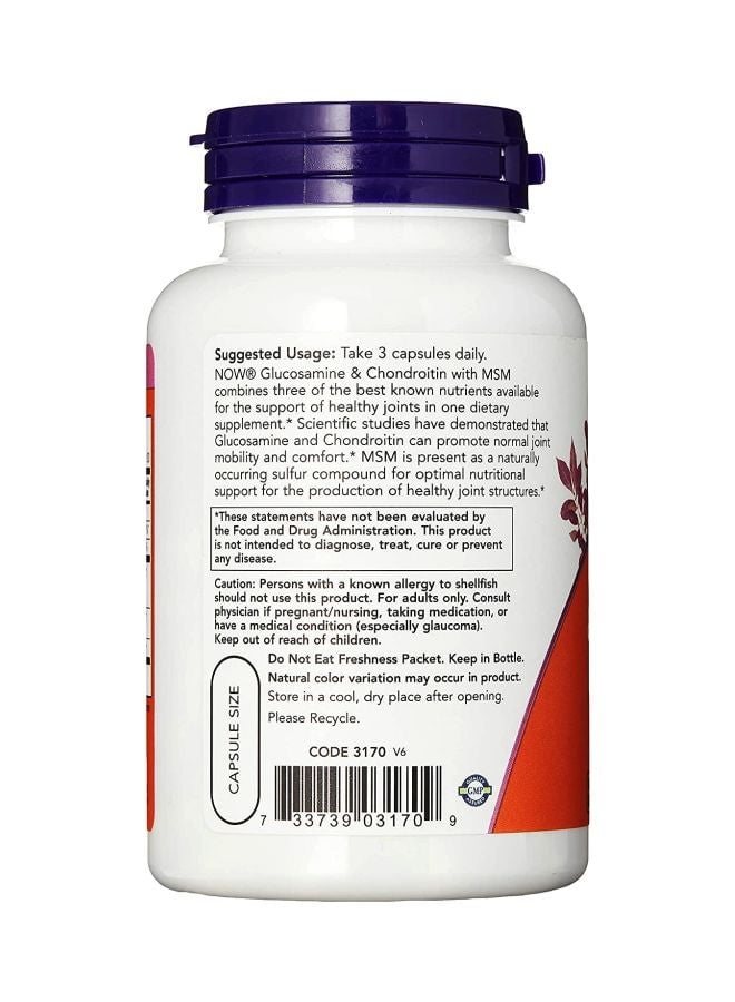 Glucosamine & Chondroitin With Msm 90 Capsules