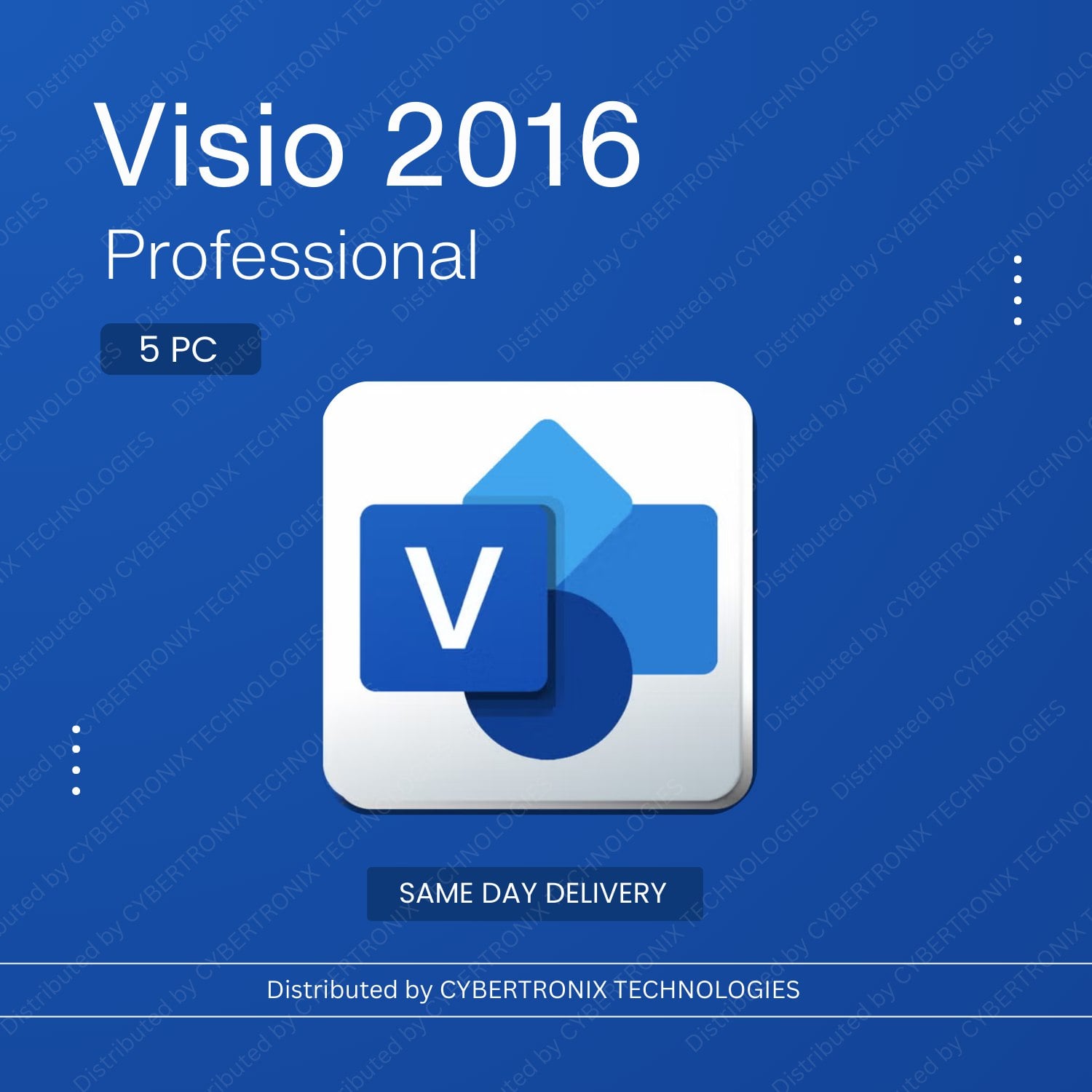 Microsoft Visio 2016 Professional | 5PCs for Lifetime | Windows | Digital License | Same Day Delivery
