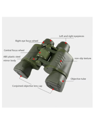 Professional 50X50 HD Hunting Telescope 168m/1000m Camping Outdoor Night Vision Binoculars with Coordinate Distance Meter