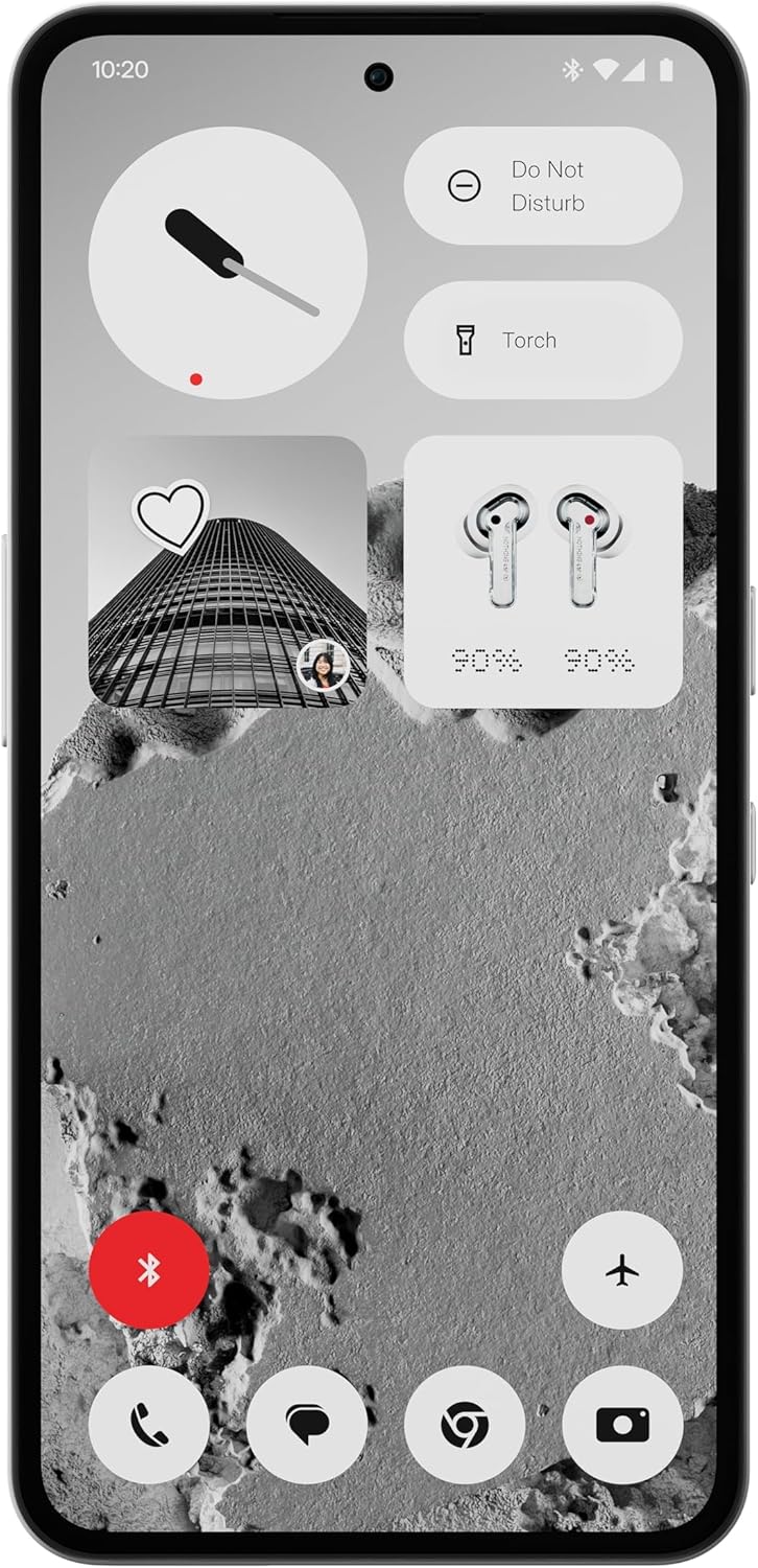 CMF Phone 2 Pro 8GB 256GB WHITE, MediaTek Dimensity 7300 Pro 5G, Dual SIM, AMOLED LTPS flexible, screen size 6.77", 1080 x 2392, Three cameras Back camera is 50+50+8MP, Front 16MP WHITE + Buds Pro