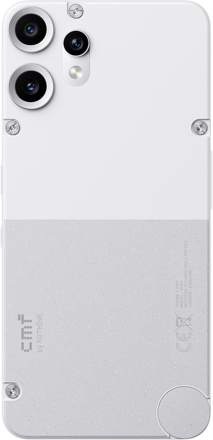 CMF Phone 2 Pro 8GB 256GB WHITE, MediaTek Dimensity 7300 Pro 5G, Dual SIM, AMOLED LTPS flexible, screen size 6.77", 1080 x 2392, Three cameras Back camera is 50+50+8MP, Front 16MP WHITE + Buds Pro