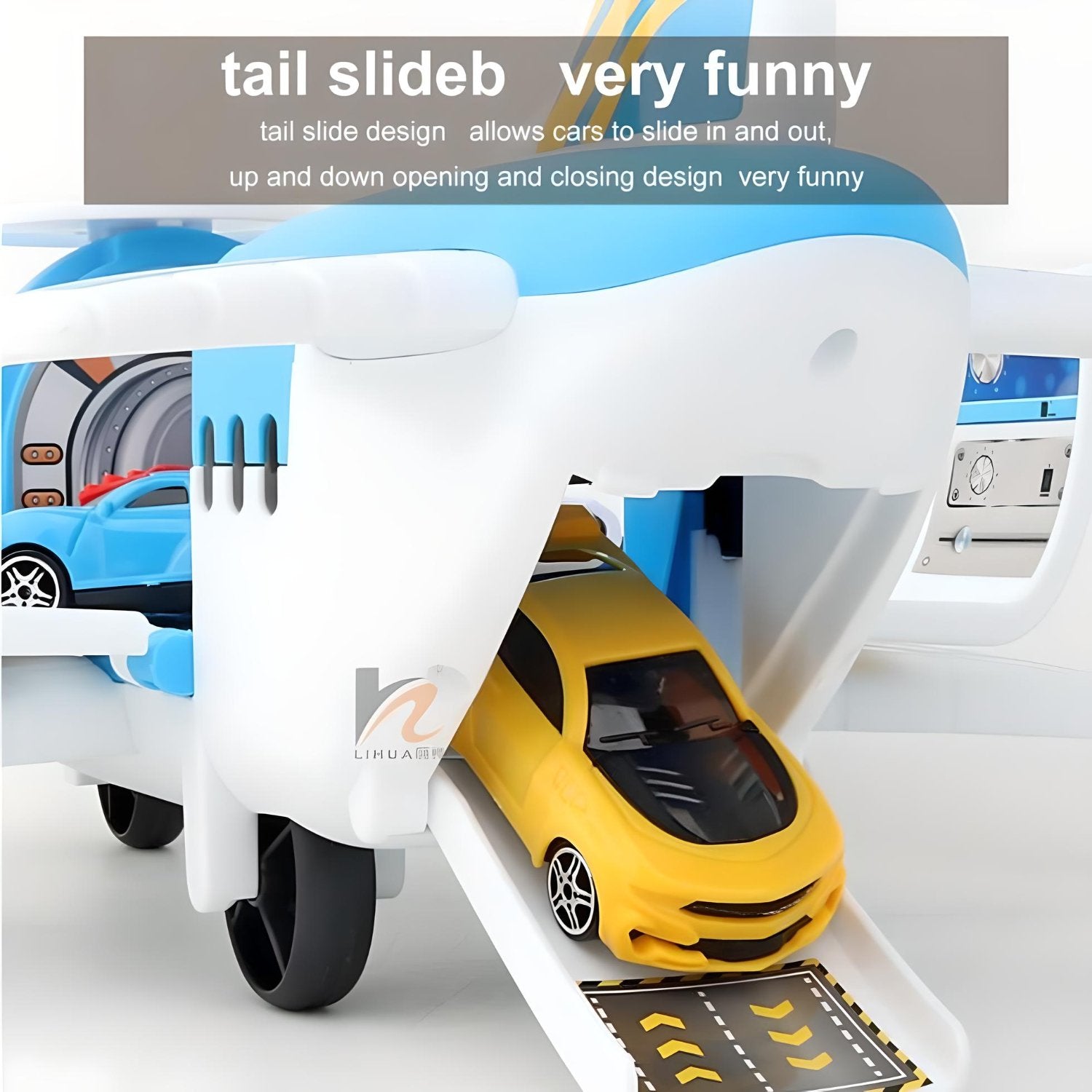 Airplane Cargo Transport Toy - Educational Play Set for Kids