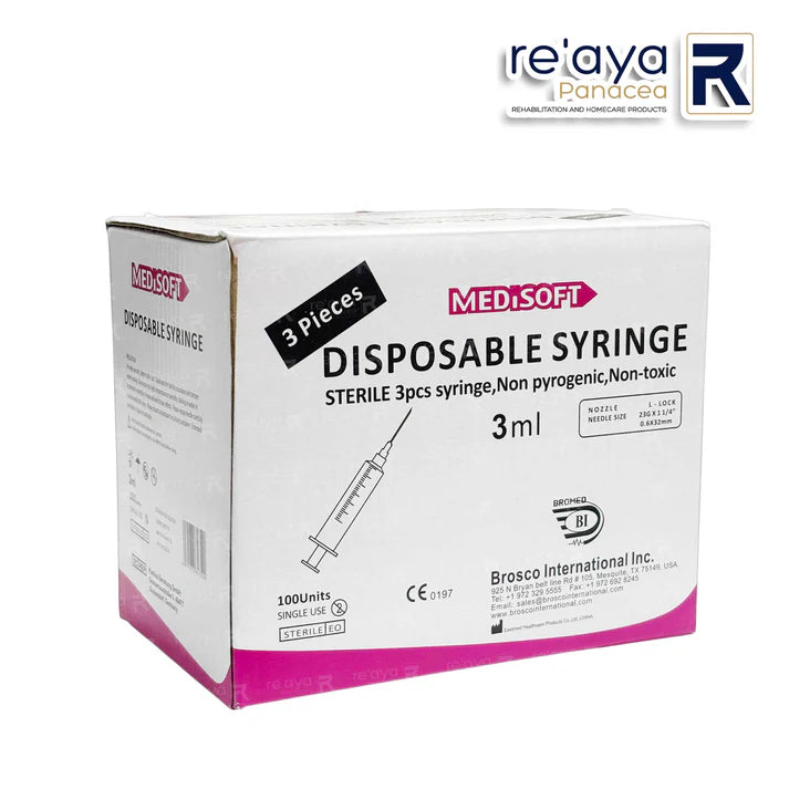 Disposable Syringe 3ML 100S/BOX