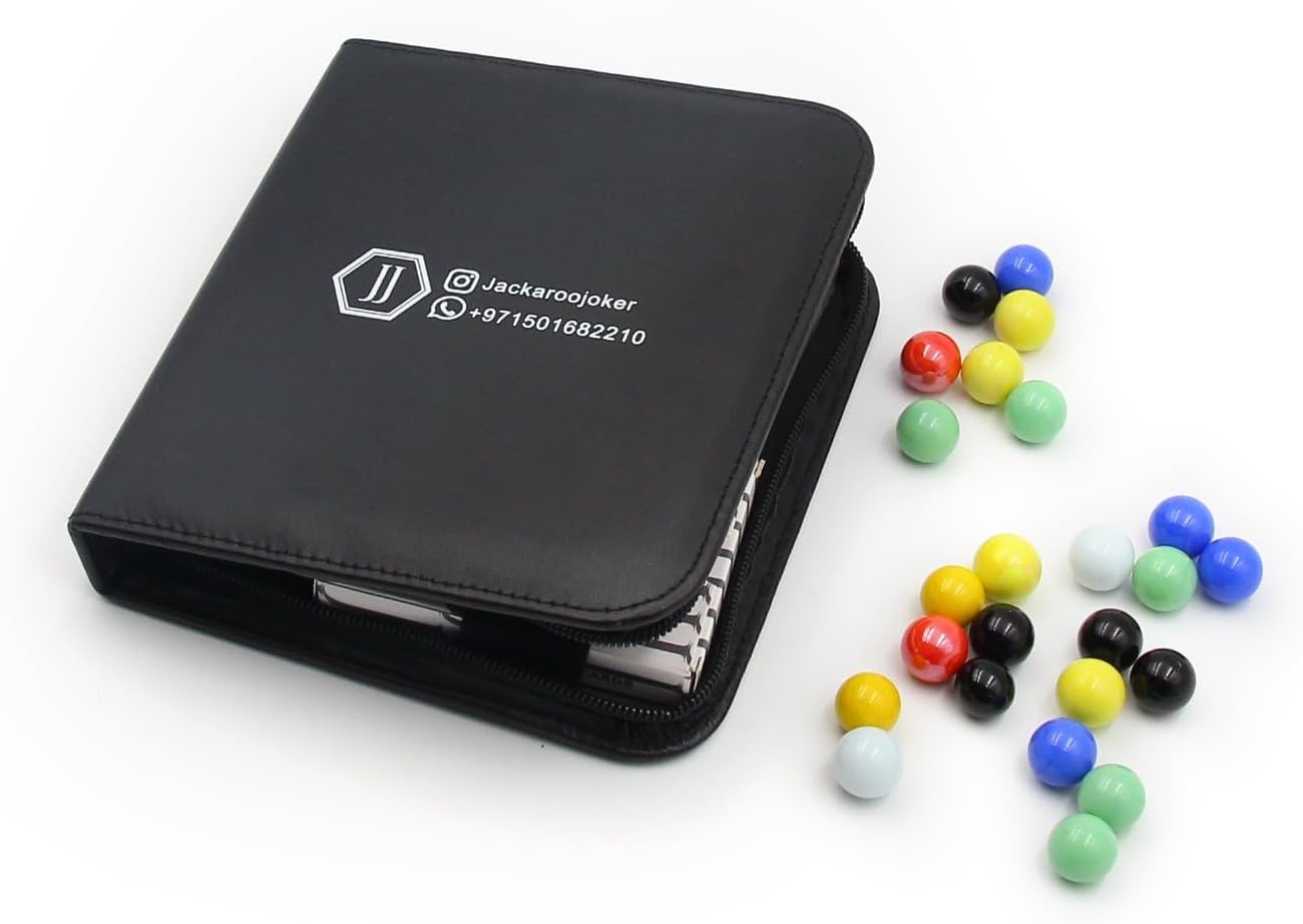 JackarooJoker jakaroo Bag with 2 Decks and complete set of Marbles 24 pcs
