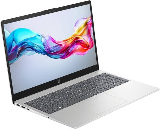 HP (Upgraded) 15-fd0557nia Laptop, Intel Core i7-1355U Processor, 32GB RAM, 1TB SSD, Intel Iris X Graphics, 15.6" Full HD Display, Win11Pro, English Keyboard, Natural Silver, One Year Warranty