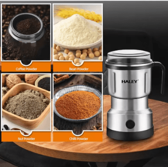 Adjustable Stainless Steel 300W Coffee Bean Grinder Electric Portable Coffee Grinder Multifunctional Mini Grinder Blender