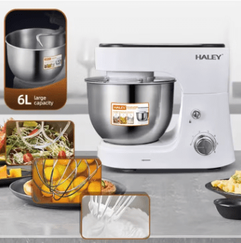 Multi-function 6L Stainless Steel Bowl 1200W  Bread and Noodle Machine Mixer Food Stand Mixer