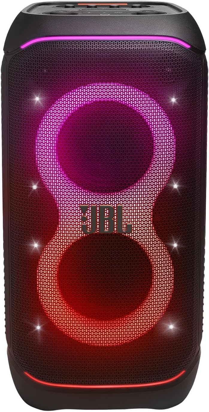 JBL PartyBox Stage 320 Bluetooth Speaker with Battery 400 Bundle - Black