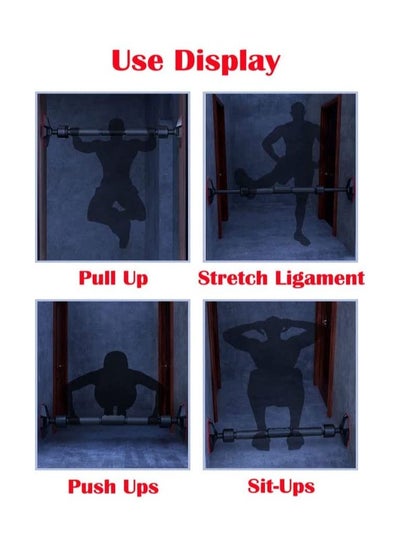 Multifunctional Gym Pull-up Fitness Single Bar Without Punching