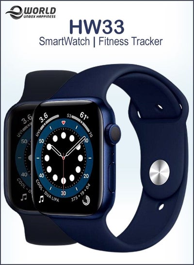 HW33 Latest GPS WIFI Smartwatch Fitness Tracker Heart Rate Monitor Blood SpO2 Exercise Tracking Steps Counter compatible with iOS and Andriod