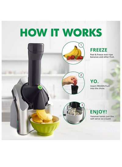 Premium Dessert Maker Instant Frozen Fruits Churning Machine Fast and Easy Delicious Ice Cream Soft fruits Serve Making Device 200W