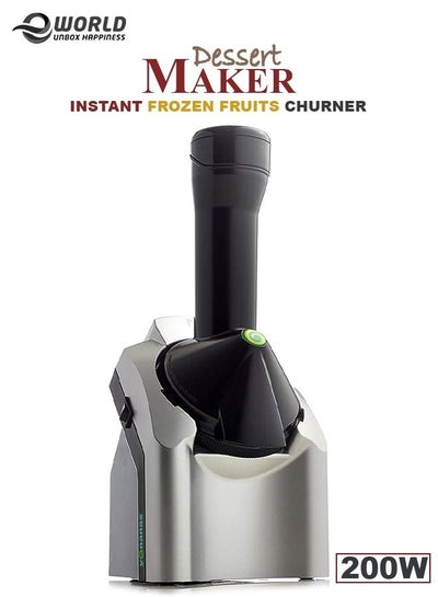 Premium Dessert Maker Instant Frozen Fruits Churning Machine Fast and Easy Delicious Ice Cream Soft fruits Serve Making Device 200W